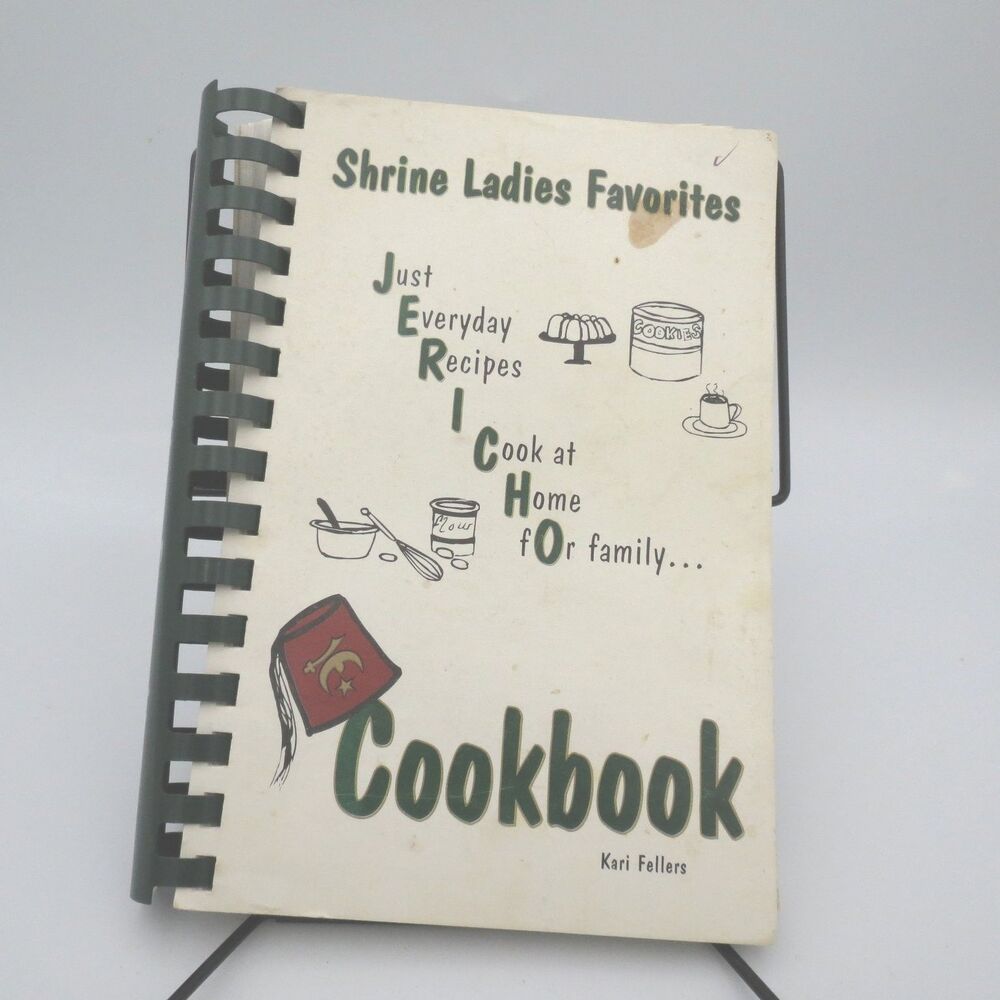 Shrine Ladies Favorites Cookbook Kari Fellers 1976 Community Recipes